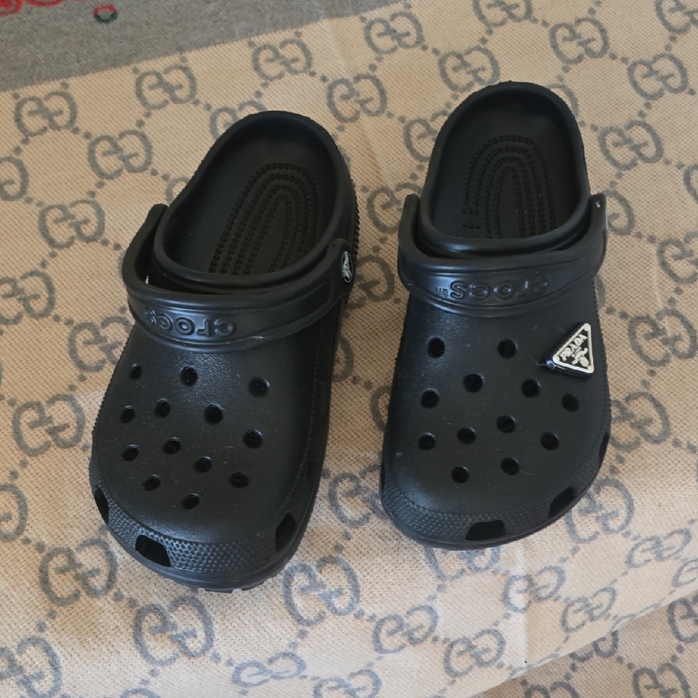 CROCS Black Kids Sandals